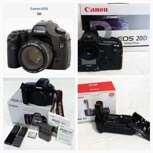 3 PC Canon 5D+ Canon 20D + CanonBG-E2 Grip for 20D